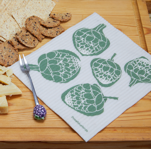 Artichokes Swedish Dishcloth