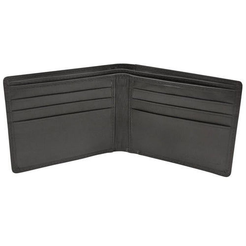 Leather Bifold Men's Wallet with Back Slit Pocket