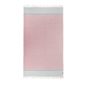 Gallipoli Peshtemal Pure Cotton Beach Towel Red