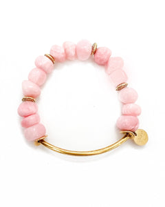 Bubbly Bracelet || Light Pink