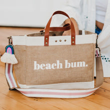 Load image into Gallery viewer, Beach Bum Jute Crossbody Tote