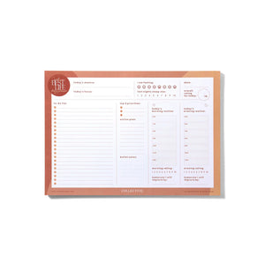 Create Your Best Life Daily Planner Notepad