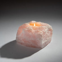 Load image into Gallery viewer, Rose Quartz Crystal Candle Holder