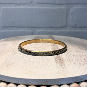 Thin Snakeskin Bangle