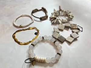 Neutral Rectangle Bracelets