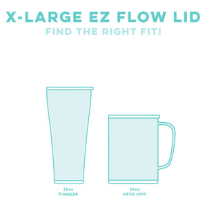 Clear EZ Flow Lid (X-Large)