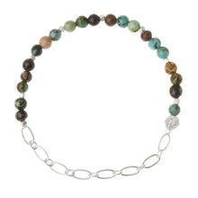 Load image into Gallery viewer, Mini Stone Chain Stacking Bracelet