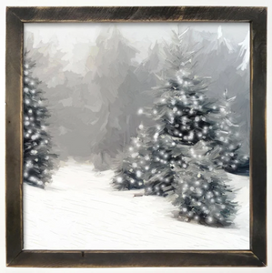 Snowy Forest Print