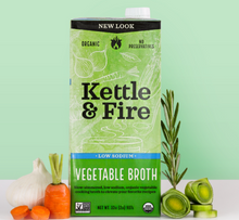 Load image into Gallery viewer, Organic Low Sodium Vegetable Cooking Broth 32oz