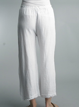 Load image into Gallery viewer, Woven Linen Palazzo Pants