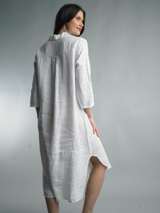 White Linen Duster