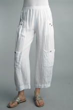 Load image into Gallery viewer, Button Linen Pants