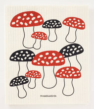 Load image into Gallery viewer, Mushrooms Swedish Dishcloth