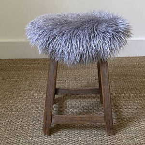 Sheepskin Seatpad Circular Pewter| Yetti by Owen Barry