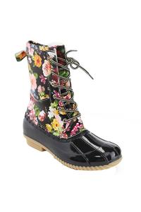 Floral Waterproof Boots