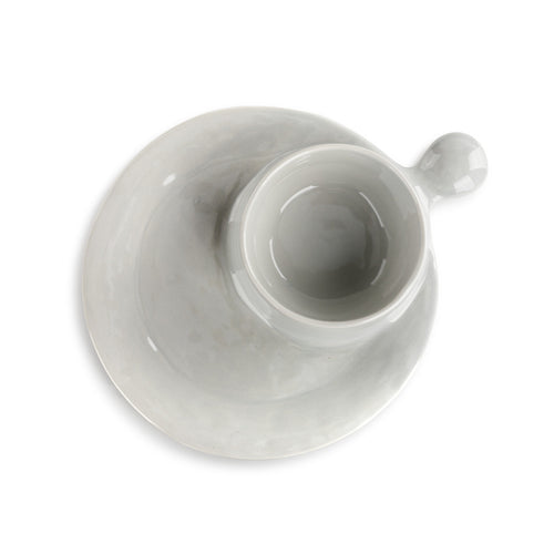 Soup & Sandwich Plate - Light Gray