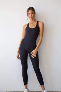 Racerback Unitard Black